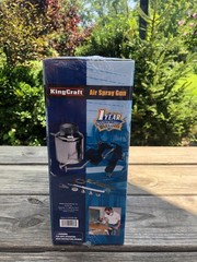 New King Craft Air Spray Gun 1QT Bleeder Type 1.5-4 CFM Required Easy Clean