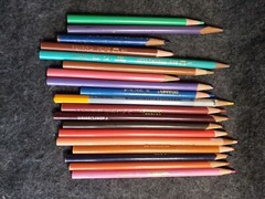 faber casteel, berol, prismacolor,prang,derwent,sanford COLORED PENCILS (C20B2)
