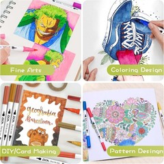 ZSCM 72 Colors Dual-Tip Art Markers – Non-Toxic & Fast-Drying for Creative Souls