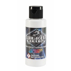 Createx Wicked Colors W030 Opaque White 2oz. water-based airbrush paint