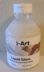 Tri-Art Liquid Acrylic Glass Pouring Medium 500mL, 16.9 Fl Oz