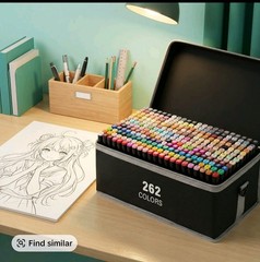 262 Colors Alcohol Markers with APP, Dual Tip Art Marker for Adults Coloring…