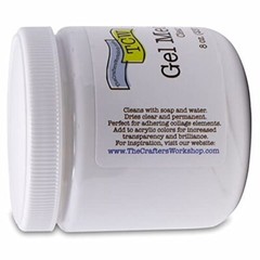Gel Medium Additive for Paint Adhesive for Canvas Paper or Wood Transparent F…