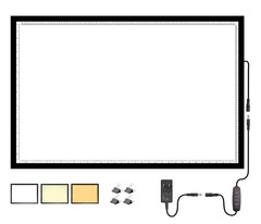 Light Pad 7000+ Lux 34.5×22.8in 3-Colors UL Adapter 10 Levels Stepless Dimming