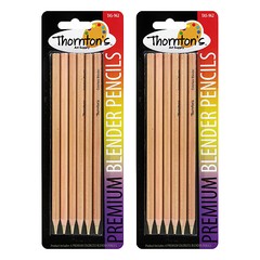 Thornton’s Art Supply Colorless Blender Blending Pencils, Pack of 12