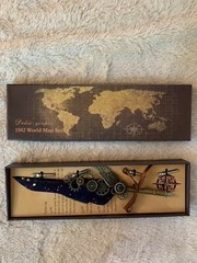 NIB Dotin Youpin 1502 World Map Series – 5 Pc. Deep blue Streamfeather