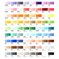Copic Ciao Start 72 Color Set Dual Tip Art Markers Brush Broad Made in Japan