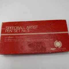 Pen Set Hunt Speedball # 5 Artist Calligraphy Lettering & Pen Drawing 3065 USA