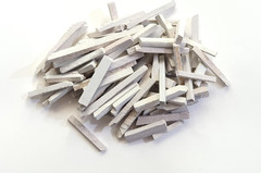 Slate Pencils White Color Natural Chalk 5-9 Mm Thick (250 Grams)