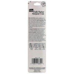 Uchida 483-C-0 Chisel Tip Bistro Chalk Marker, White