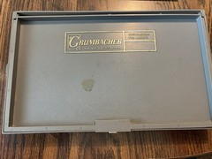 Grumbacher soft pastels set in a plastic storage case. Holds 48 Sticks