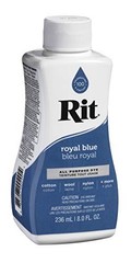 Rit Purpose Liquid Dye, 8 Oz, Royal Blue 8 oz,