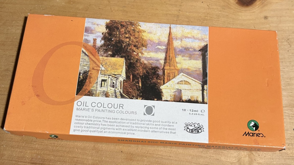 Marie’s Oil Colour 18 Ct 12 ml 0.4 US fl. oz – Oil Paint – new sealed in package
