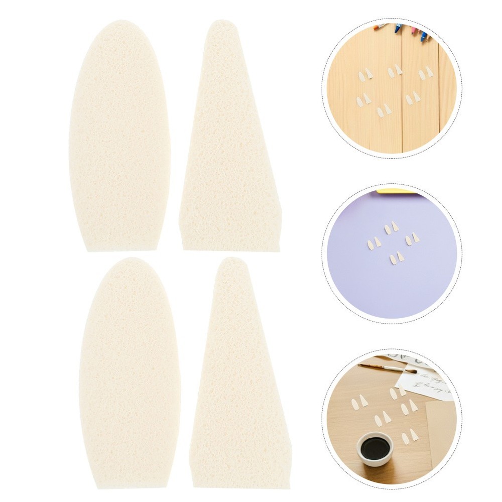 200 Pcs Sketch Eraser Sponge Head Art Blending Tools Craft Sponges for Painting