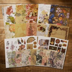 Vintage Scrapbooking Supplies Kit Vintage Stickers for Scrapbooking Journalin…