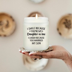 Maybeone Mothers Day Gifts for Daughter in Law – Frosted White/Black
