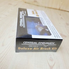 Central Pneumatic Deluxe Air Brush Kit Item #95810 NEW SEALED