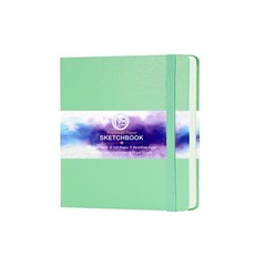 Sketchbook Acid-Free Paper 160gsm 120 Pages Sewn Binding 4.7″ X 4.7″ Journal