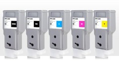 5*300ML PFI-320 Compatible Ink Cartridge For Canon TM-200 205 300 305 Printer