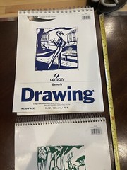 CANSON BRAND Sketch & Drawing SPIRAL BOUND BLANK SKETCH PAD 9×12 50 & 70 Lb.