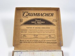 Vintage Grumbacher Soft Pastel Set 24 Full Length Pastels Cat No 00/2 USA 🇺🇸