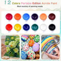 15 Pack 8X10 Inch Canvas and Easel Set, Sip and Paint Kit for Adults,Art Canvas