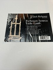 Jack Richeson Wood Seneca Table Easel Extendable Foldable Holds 22″ Canvas