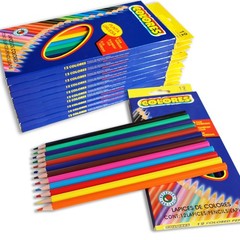 120 PCS Colored Pencils 10 Packs Bulk 12 Colors Drawing School Supplies