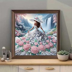 SHICERNHJ Special Shape Diamond Art Kits for Adults Beginners, Elegant SH156