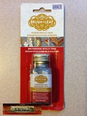 M00596 MOREZMORE Brush ‘n Leaf Metallic Paint Silver Leaf Liquid Gilding