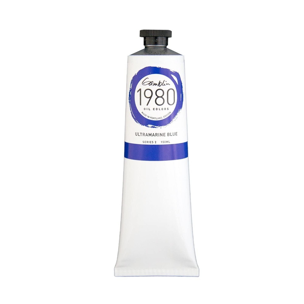 Gamblin 1980 Oil Ultramarine Blue 1.25 Fl Oz (Pack of 1),
