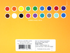 Mondo Llama Regular & Neon Washable Tempera Paints 36 ct 0.5 fl oz Non-Toxic