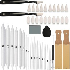 43 PCS Blending Stumps and Tortillions Paper Art Blenders Sketch Drawing Tools w