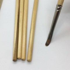 XDT Triangular Tip Nail Art Brush 5pc Set #000 Pure Kolinsky Sable Micro Detail