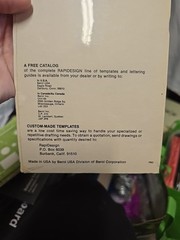 Berol RapiDesign Template R-546 Program Structure Template NIP Sealed