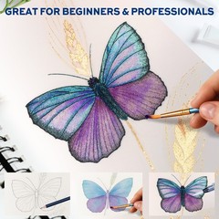 Finenolo 100-Color Watercolor Paint Set