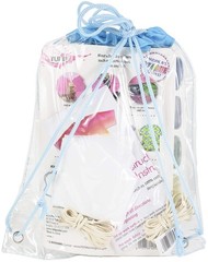 Tulip One-Step Tie Dye Backpack Kit Beachy Blues, 31pc, Party and Craft Suppl…