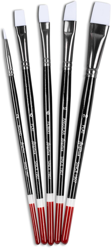 Paint Brush Set round Flat Angular Artist Acrylic Paint Brush Set Shoe Paint Bru
