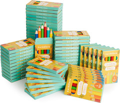 THE TWIDDLERS 60 Pack Mini Colored Pencils – 6 Pencils per Box – 360 Bulk Mini C