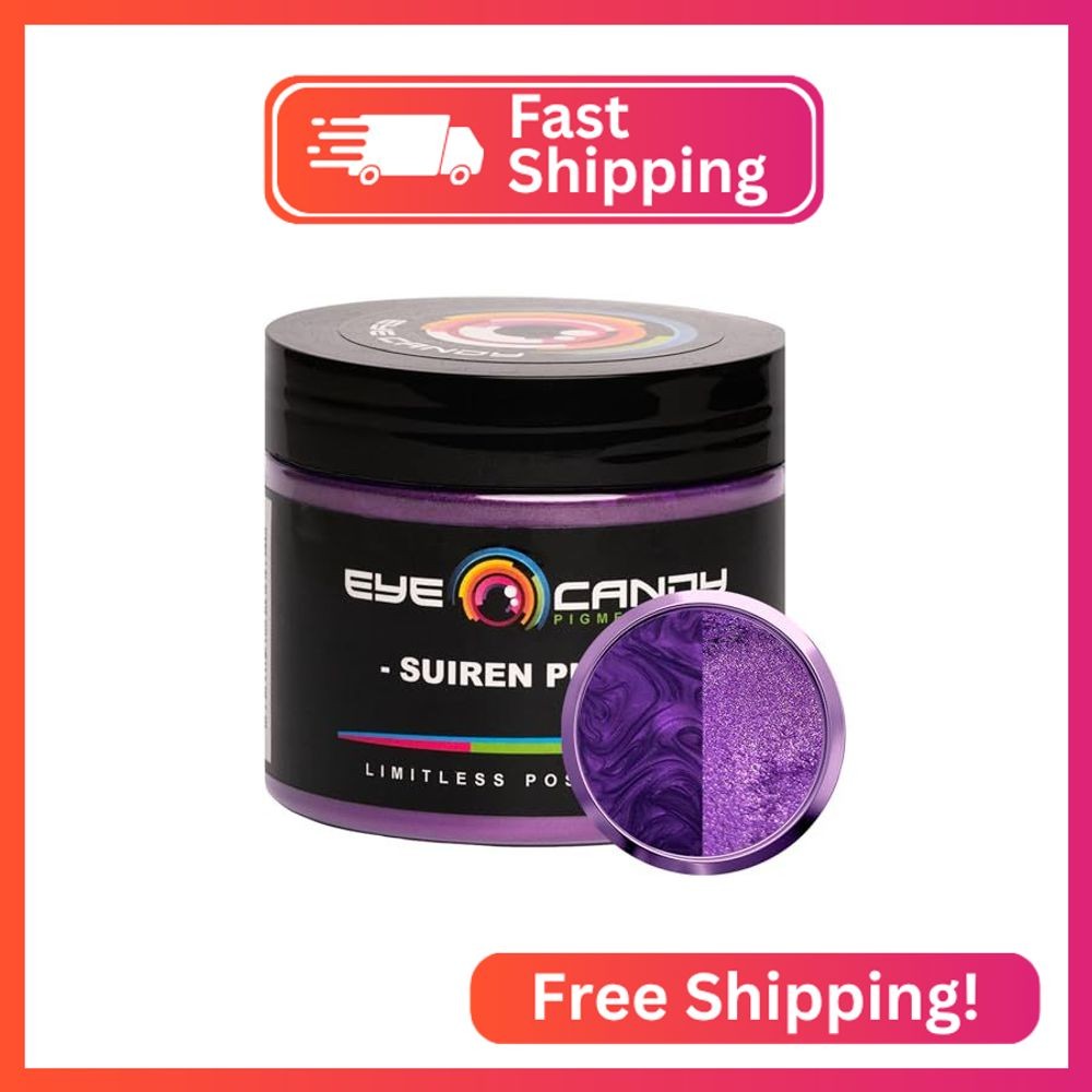 Eye Candy Pigments Premium Purple Mica Powder – Suiren Purple (50gr) – for Epoxy