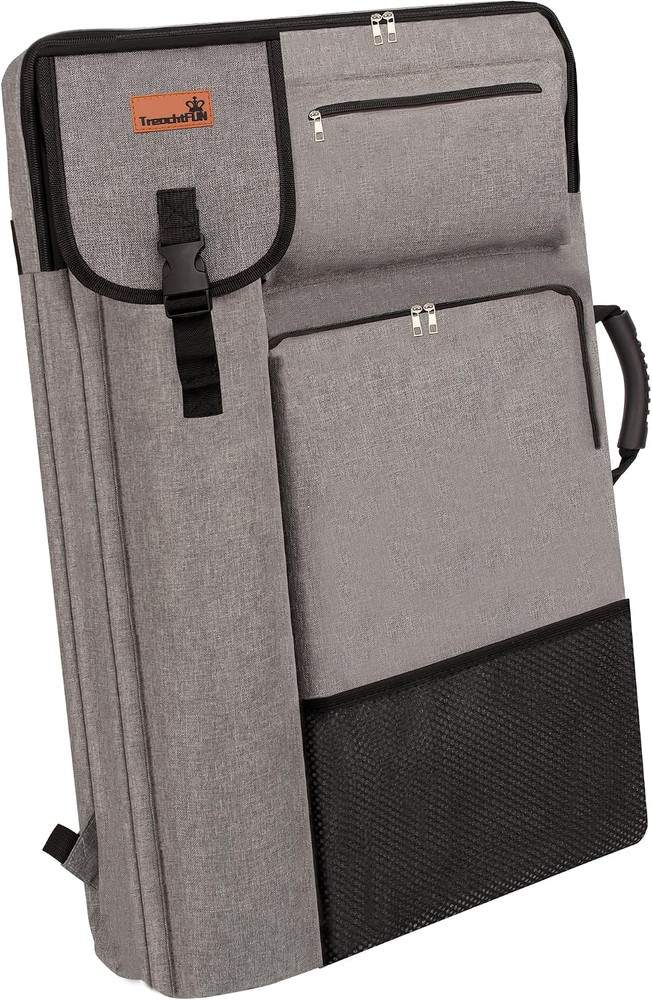 Art Portfolio Case 24″ X 18″ – Medium Artist Backpack Drawing Bag for Canvas Boa