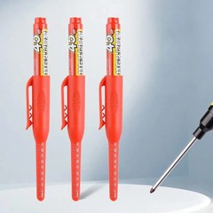 45mm Deep Hole Long Nib Marker Pen Scriber for Carpentry Wood Metal DIY