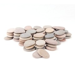 [About 98 PCS – 103 PCS](18.1 Pounds) Painting Rocks,2.23″-3.68″ River Rocks,…