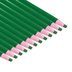 Peel-Off China Markers, 12 Pack Grease Wax Pencils Wood, Green