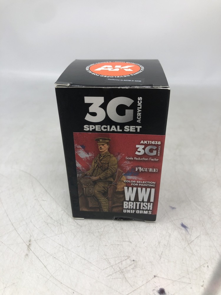 AK Interactive 3G Special Set WWI British Uniforms Acrylic Paints 17ml