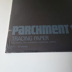 Bienfang Commercial Arts Parchment 100 Tracing Paper (2) 50 Sheets 9×12″ Unused