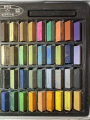 Mungyo Non Toxic Soft Square Chalk Pastels 64 Colours