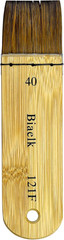Watercolor Hake Brush Professional, 4PCS Bamboo Short Handle Squirrel Mix Hair P