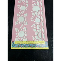 90s Vintage- Stencil Magic By Delta- Flower Borders No. 96 109 0012- NWT