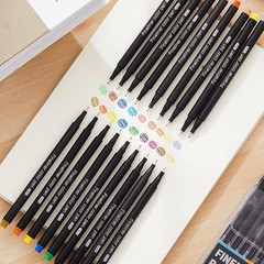 Fineliner Pens Fine Point Pens 24 Colors 0.4mm Fineliner Pens Fine Point